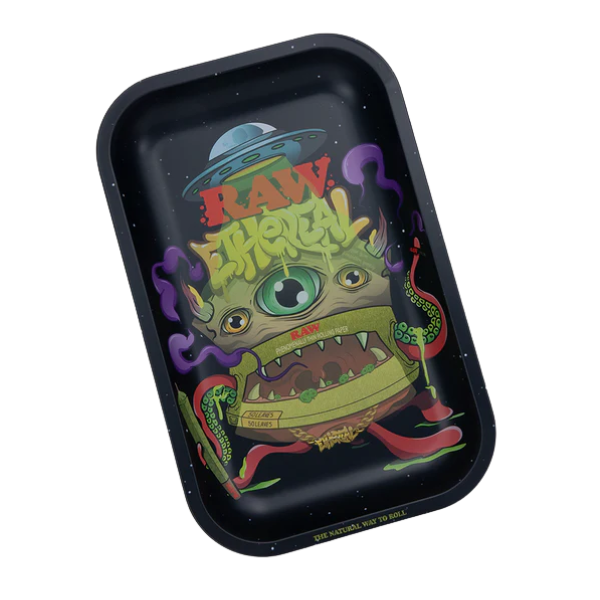 Raw Tin Rolling Tray / Medium / Ethereal Monster